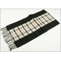 Men′s Womens Unisex Reversible Cashmere Feel Winter Warm Checked Diamond Printing Thick Knitted Woven Scarf (SP810)